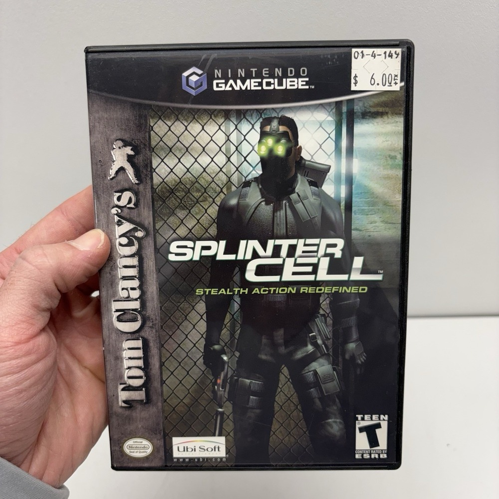 Tom Clancy's Splinter Cell (Nintendo GameCube, 2003) CIB Complete In Box